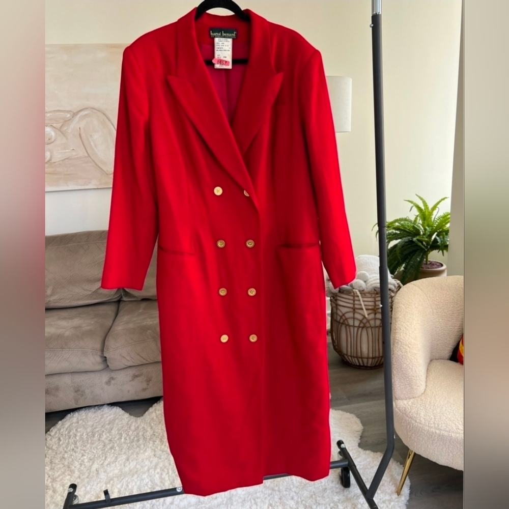 VTG 90s Harve Benard Longline Blazer Jacket - Picture 9 of 9